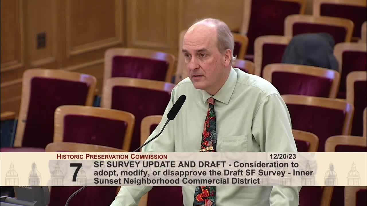 Community members urge Irving Street corridor survey before major upzoning decisions