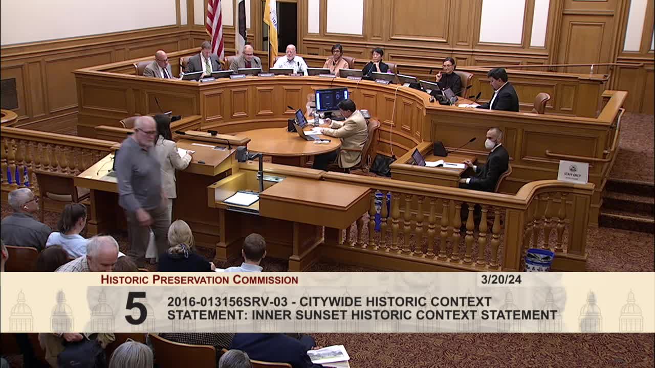 San Francisco adopts Inner Sunset historic context statement for neighborhood preservation