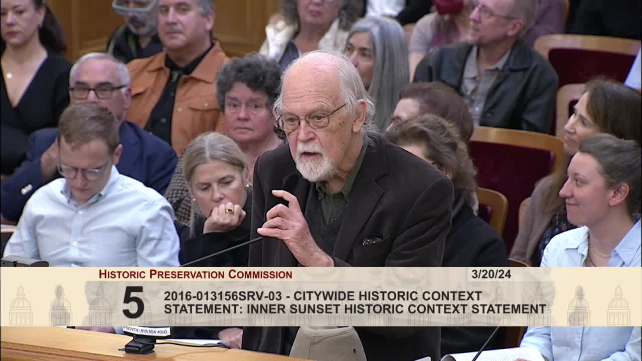 Historic Preservation Fund Committee approves Inner Sunset context statement for community insights
