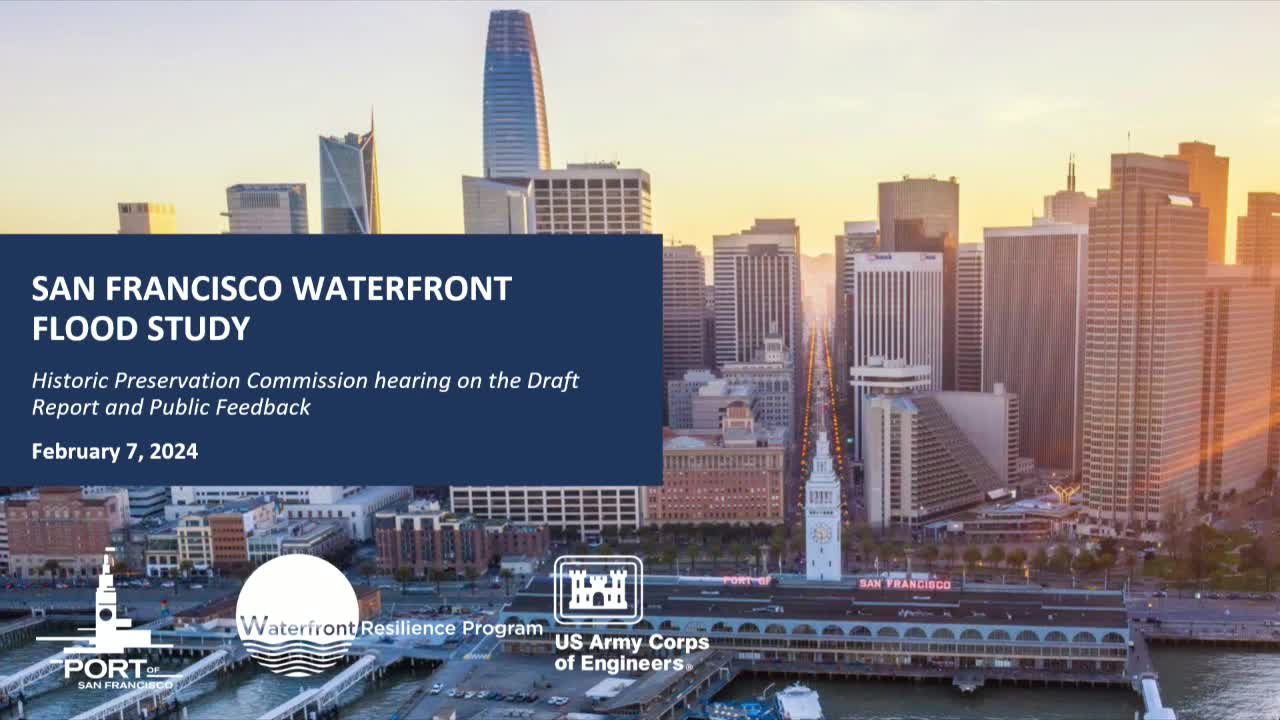 San Francisco releases draft flood study plan addressing coastal risks and funding