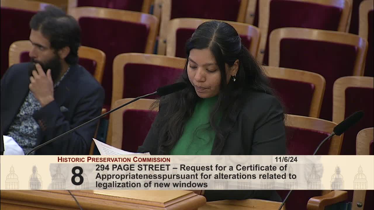 Commission approves window restoration plan for landmark building on Laguna Street