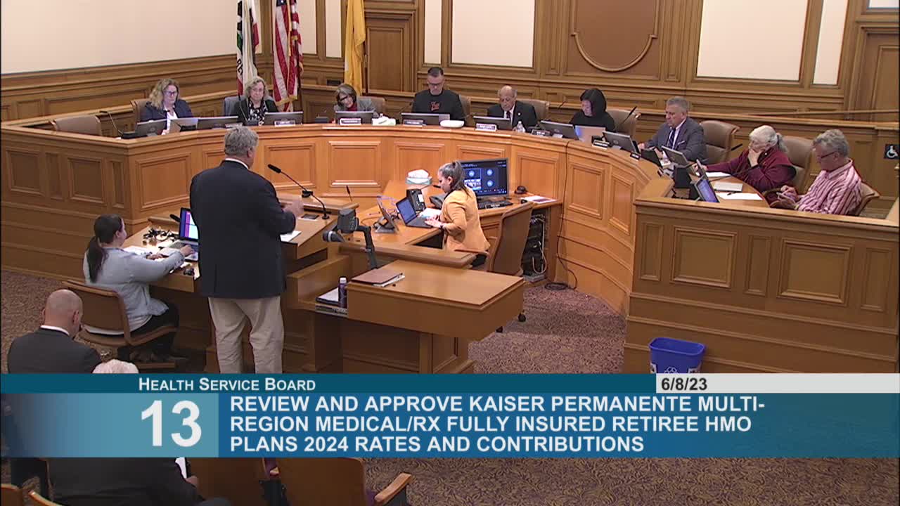 Health Service Board approves Kaiser and UnitedHealthcare 2024 retiree rate increases
