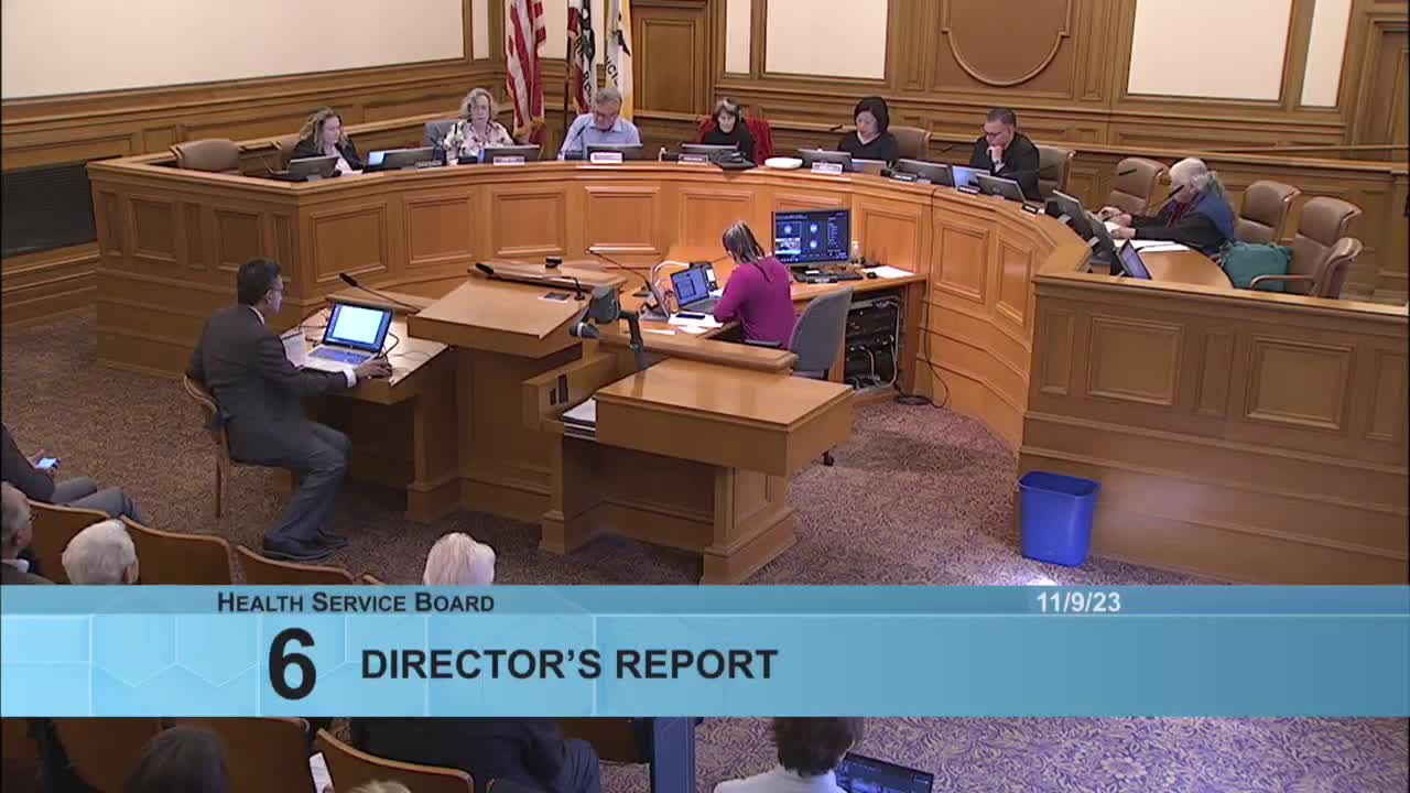 SFHSS CFO Iftikhar Hussain presents financial report projecting $11M trust decrease