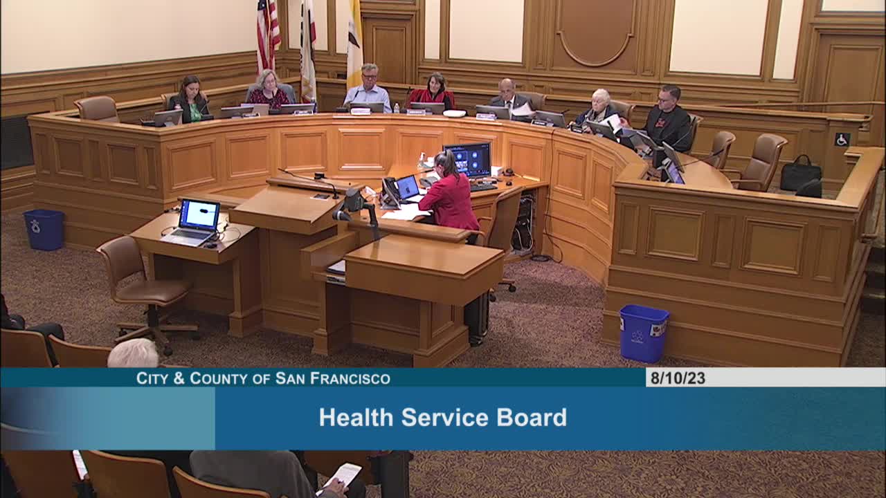 HSS Board commends Abby Yant for healthcare negotiation initiatives with UCSF