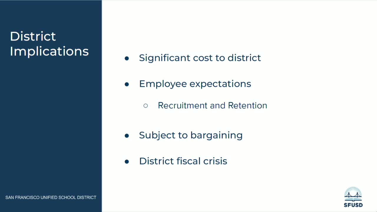 City College of San Francisco addresses unsustainable employee health costs in board meeting