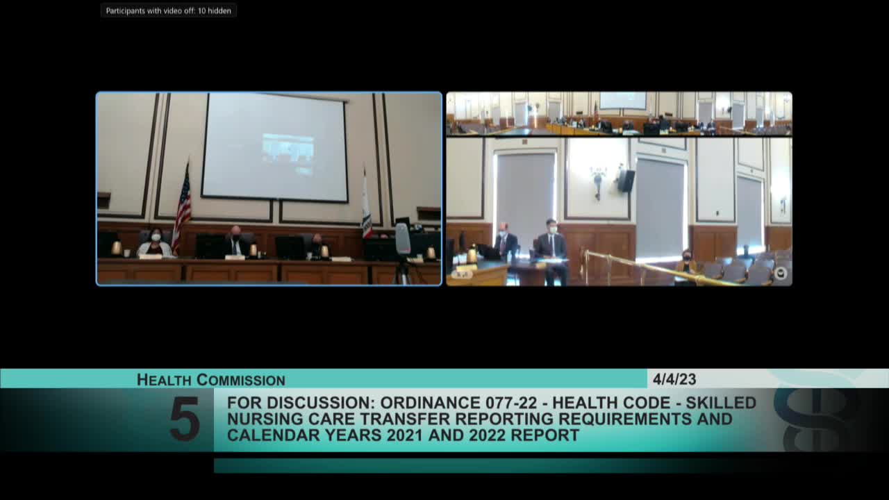 San Francisco Health Commission urged to retain subacute care services locally