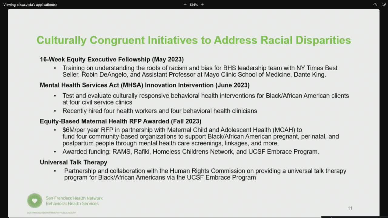 San Francisco launches mental health initiatives targeting overdose and behavioral health disparities