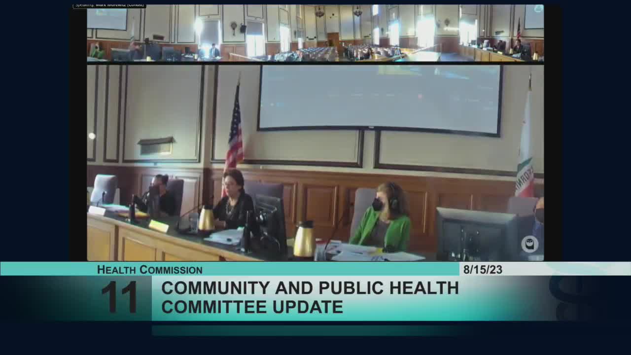 San Francisco committee evaluates behavioral health internship and treatment programs before deadline