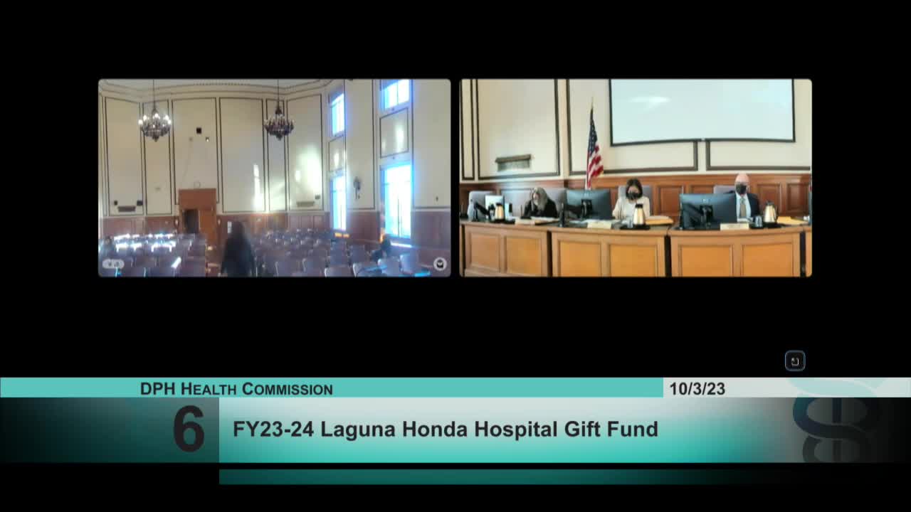 Dr. Hillary Conins presents behavioral health updates including Care Court rollout in San Francisco