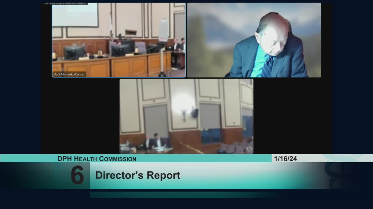 San Francisco commissioners celebrate Greg Wagner's leadership and prepare for TB medication challenges