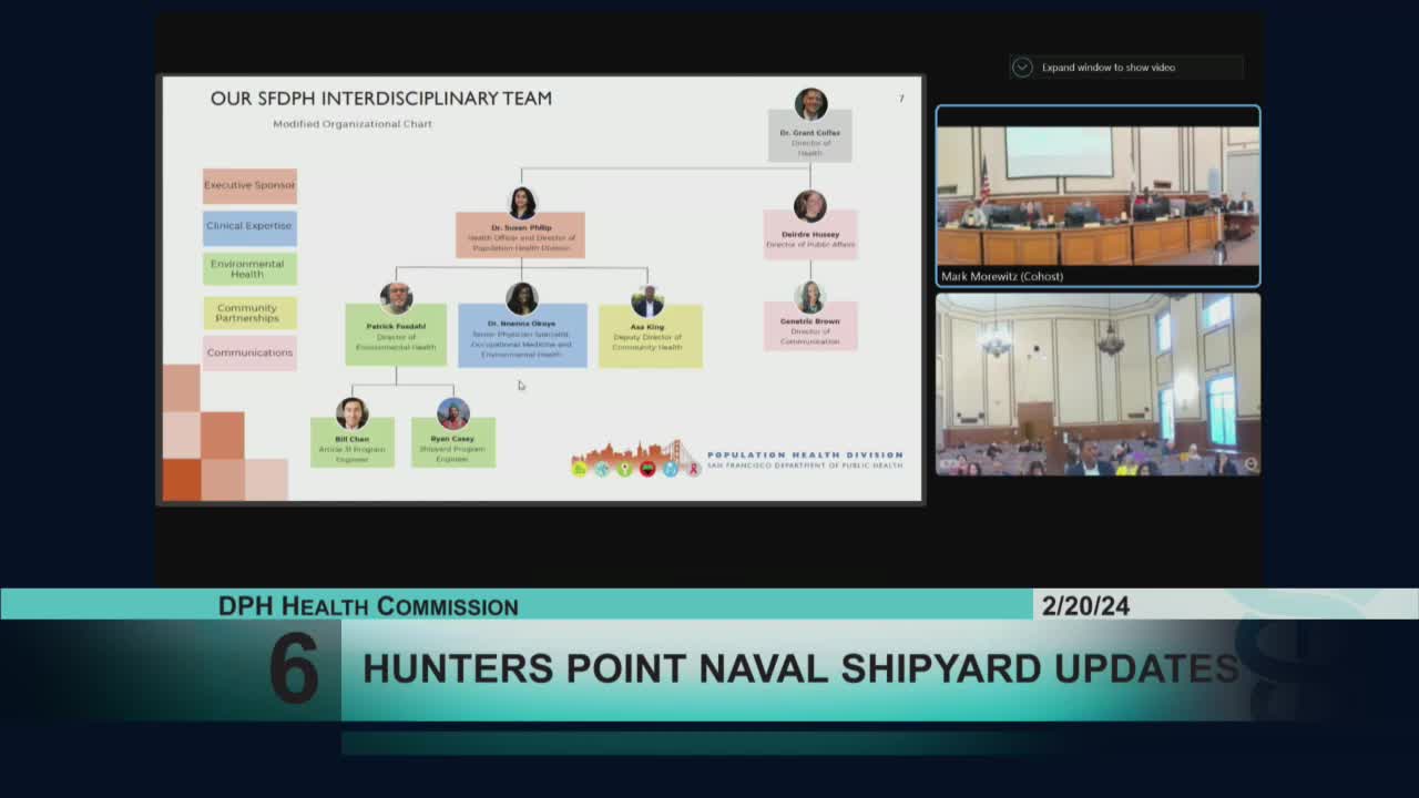 San Francisco health officials enhance community engagement on Hunters Point shipyard cleanup