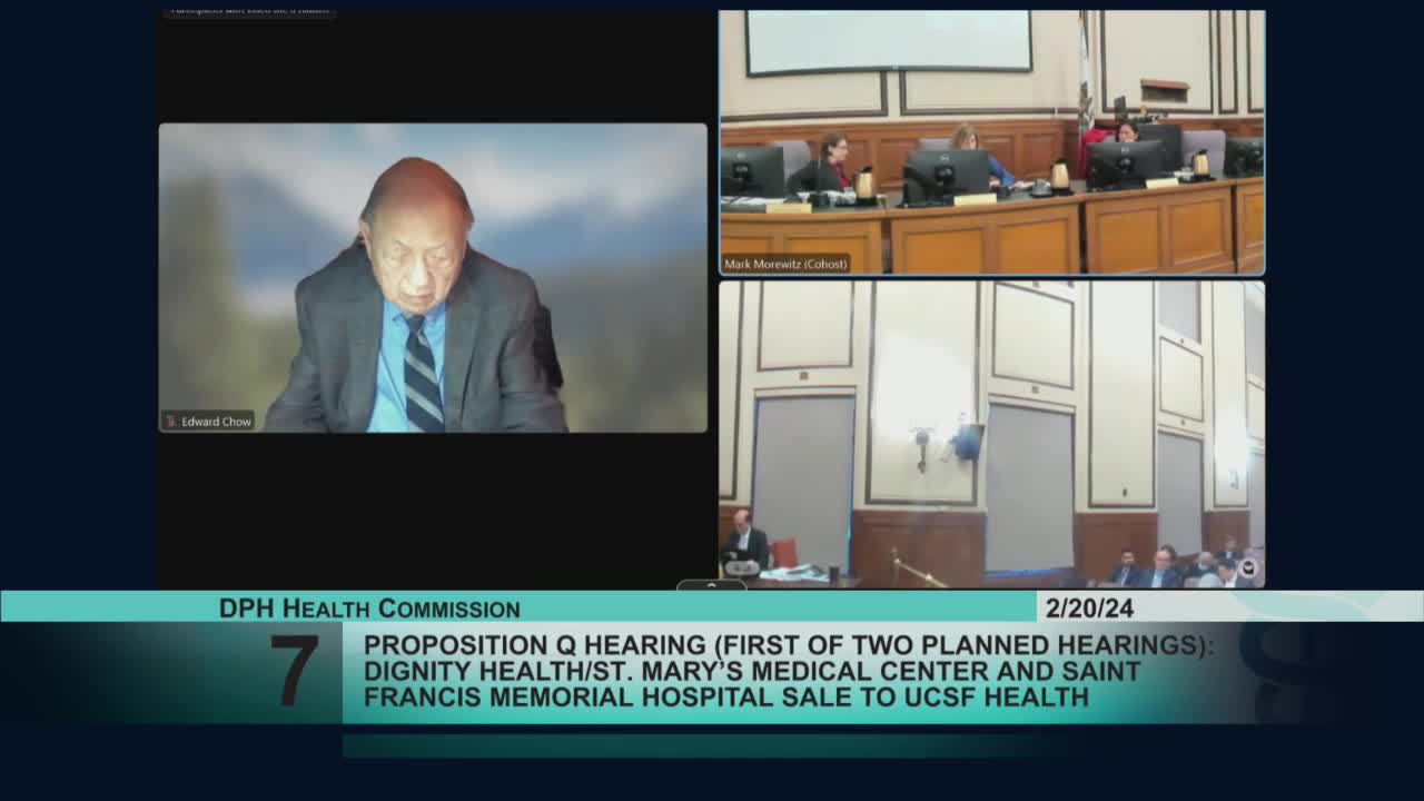 UCSF Health proposes acquisition of Dignity Health hospitals in San Francisco
