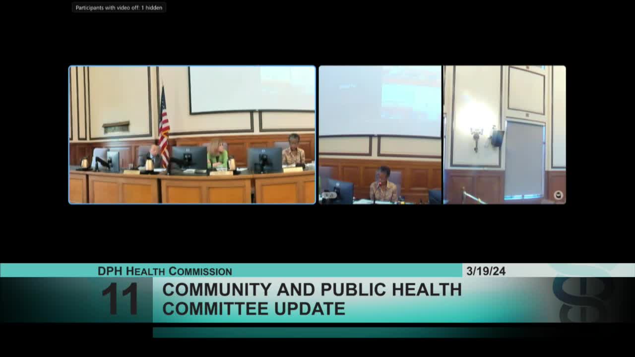 Commissioners discuss paths to healing in primary care clinics meeting