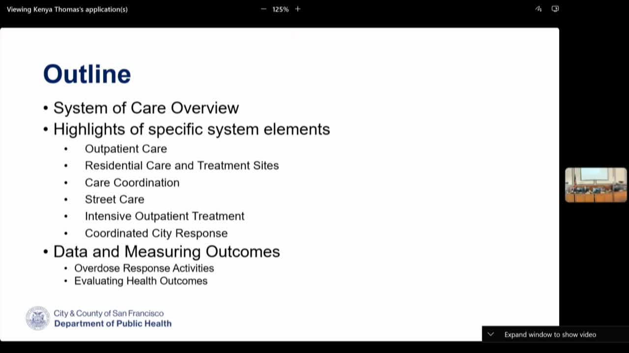 San Francisco outlines mission for equitable mental health and substance use care