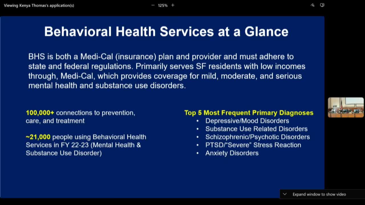 San Francisco Behavioral Health Services expands access and improves coordination