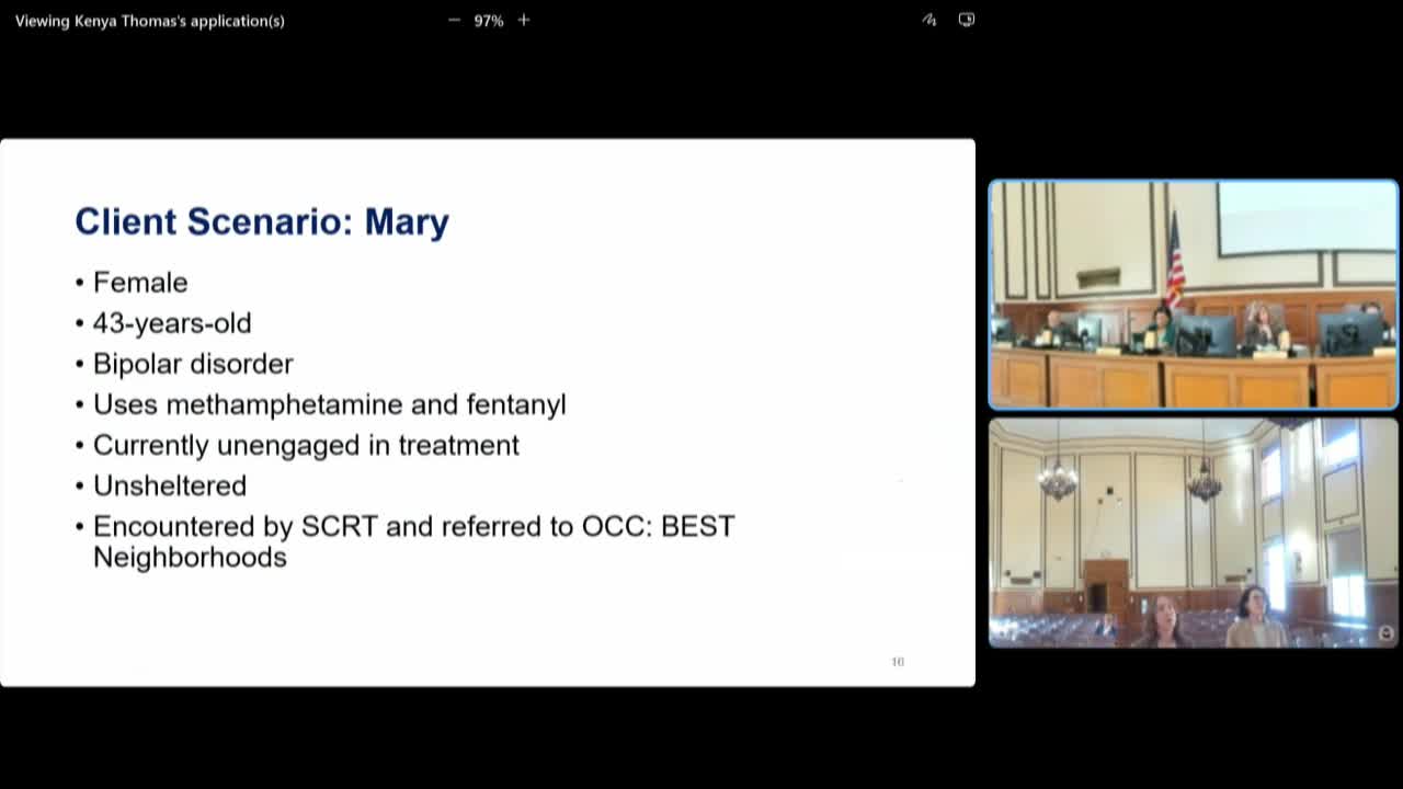 Street Crisis Response Team engages homeless woman with mental health and substance use issues