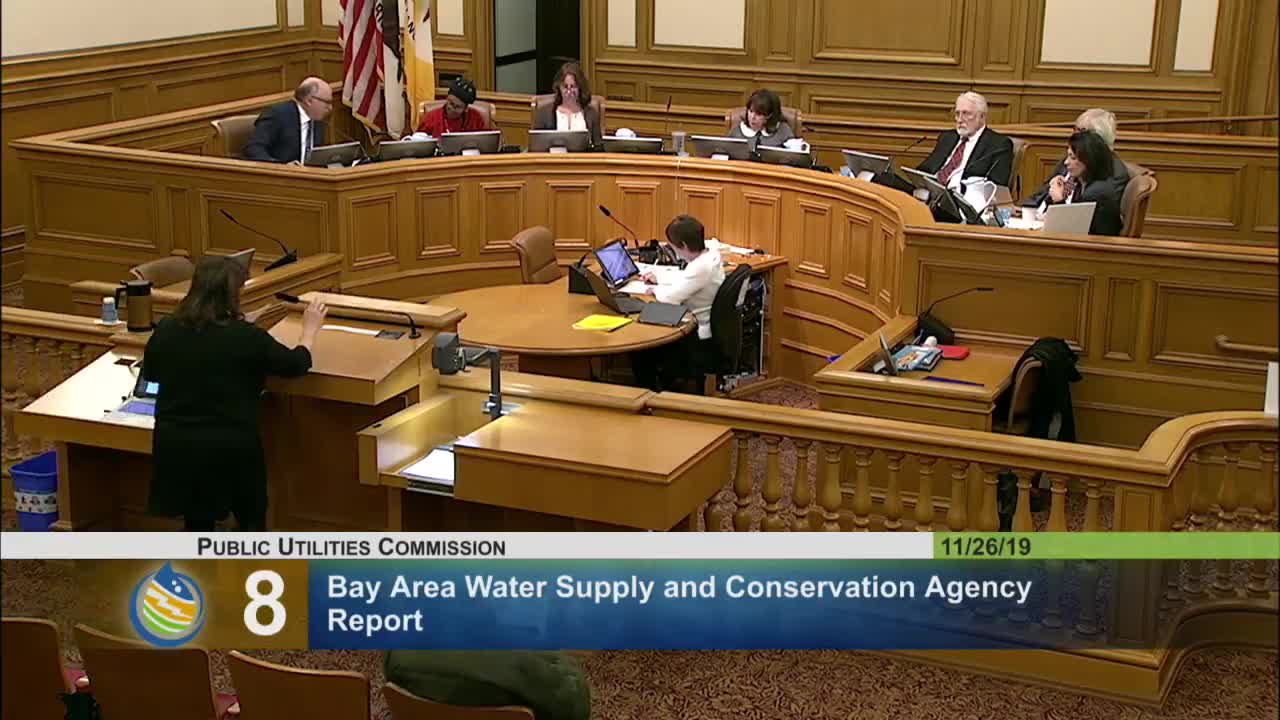 BAWSCA briefs SFPUC on wholesale customers' demand study and the 184 million‑gallons supply assurance