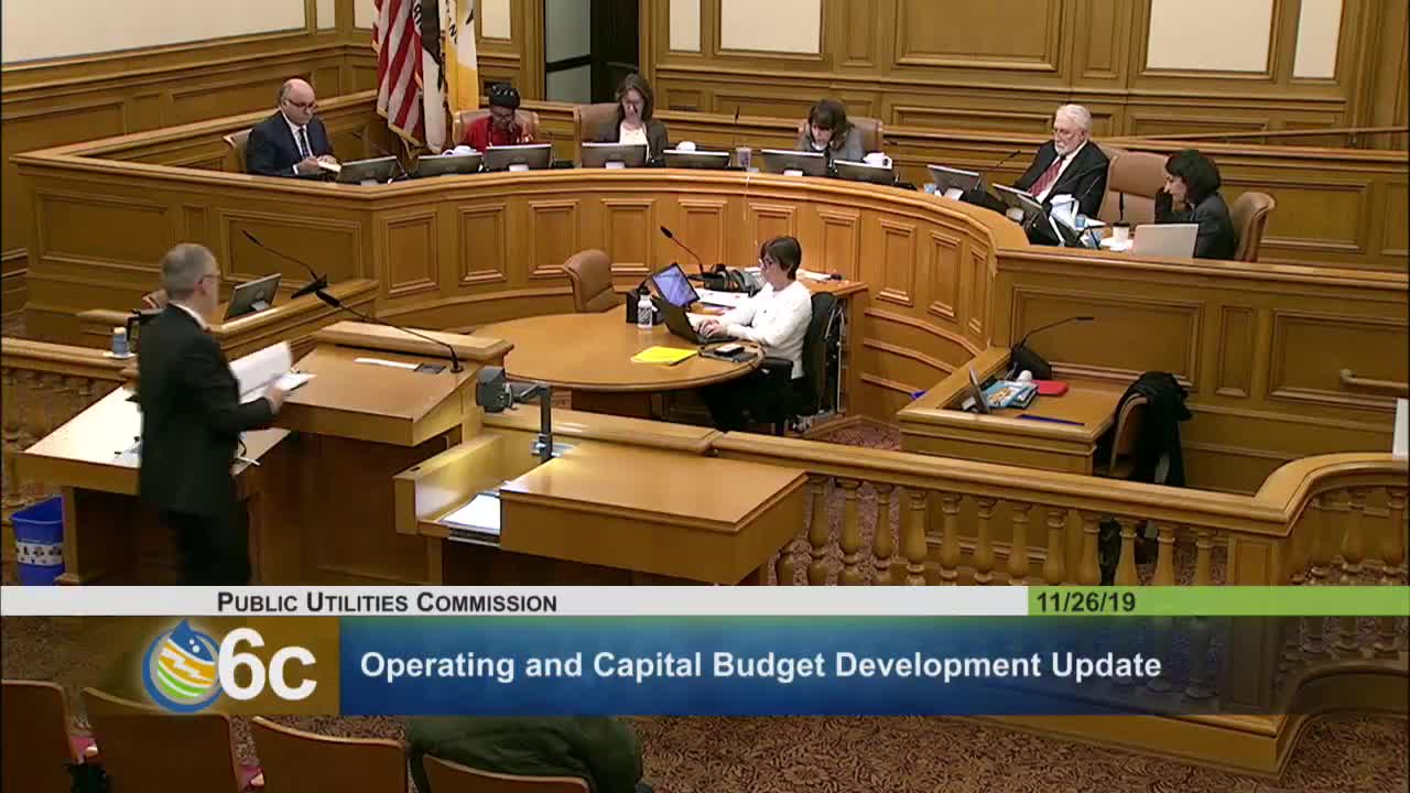 SFPUC outlines FY21–22 budget timetable, flags recruitment and resilience themes