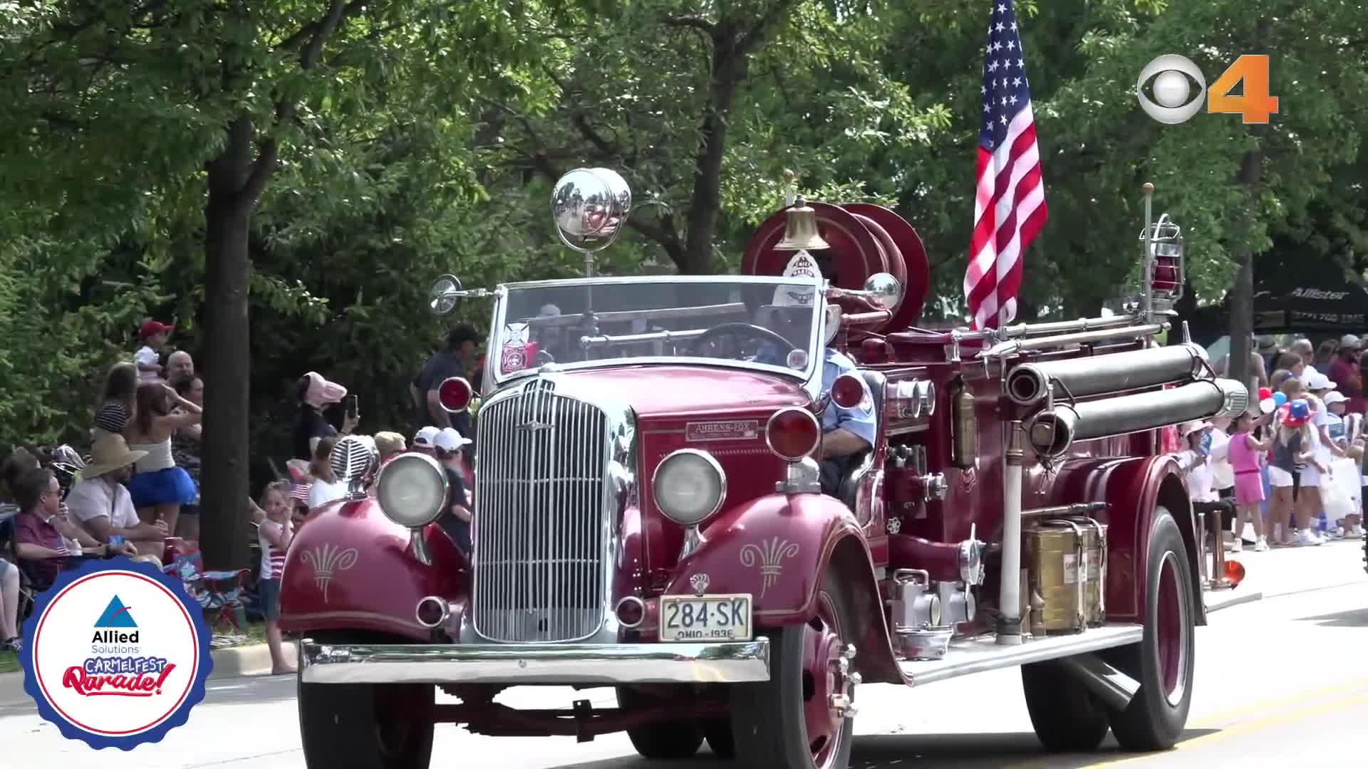 Carmel Fest Parade honors fire department with city council participation