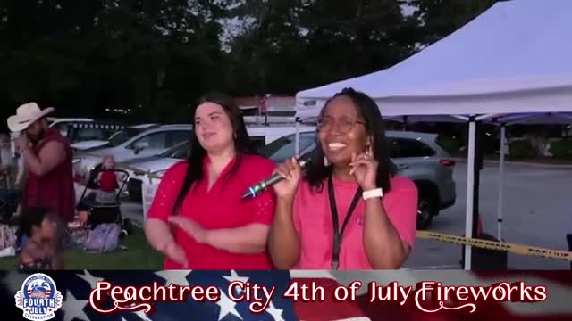 Beach Street City celebrates July 4th with national anthem and fireworks