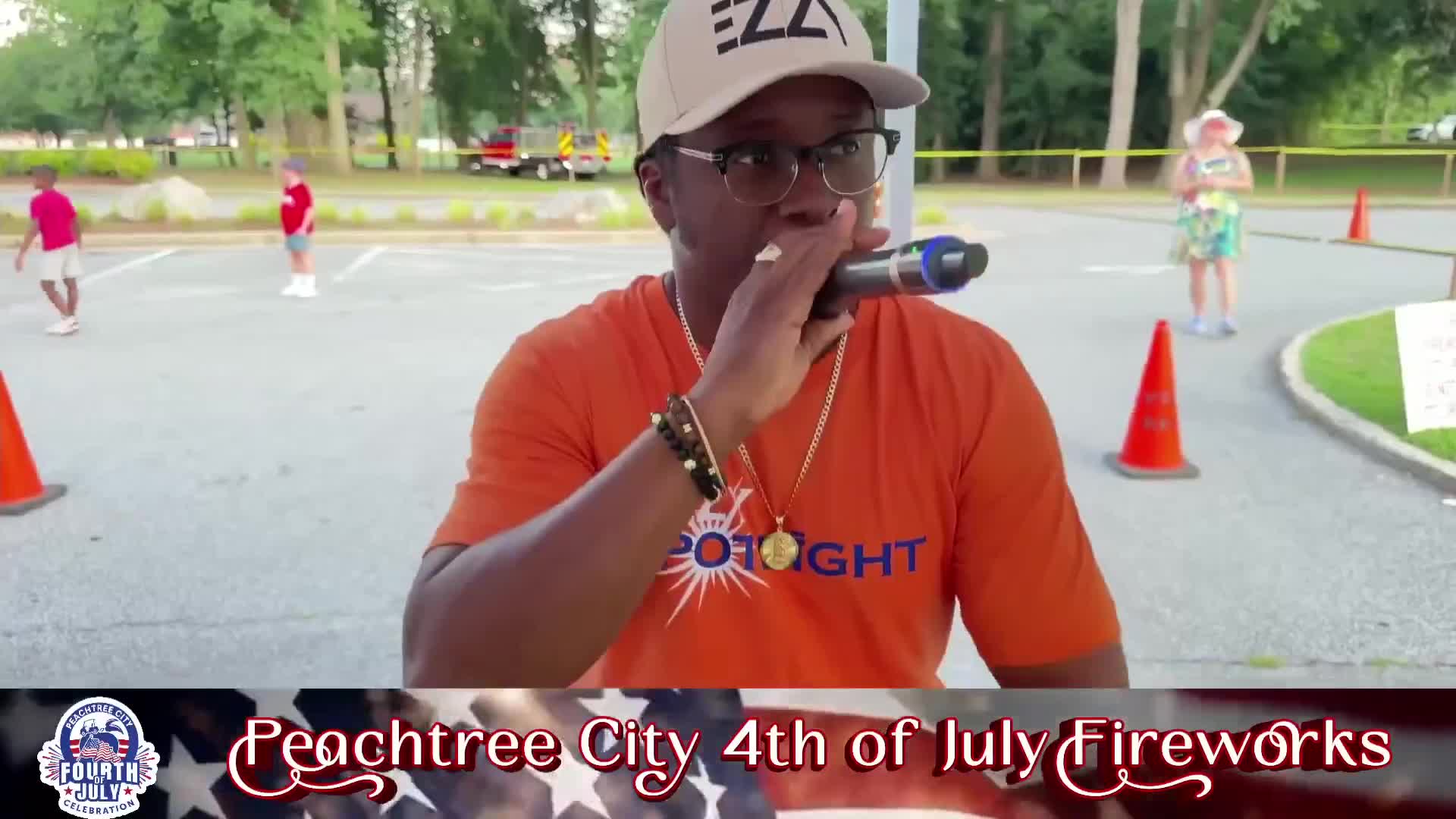 DJ Ezzy energizes Peachtree City crowd ahead of fireworks celebration