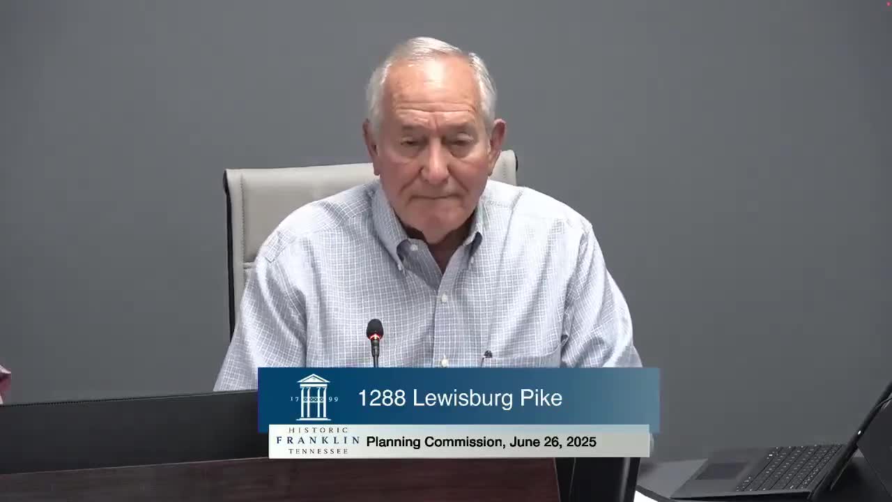 Planning commission recommends annexation and CI zoning for Gateway Church at 1288 Lewisburg Pike