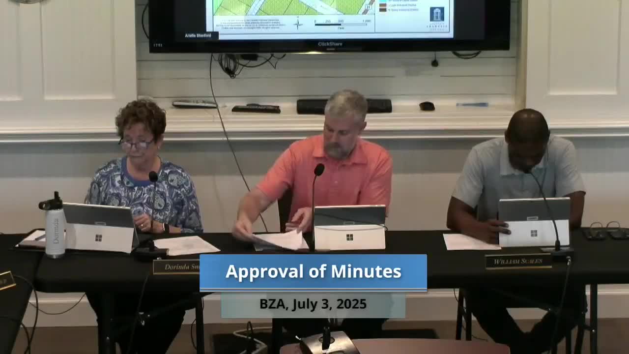 Board of Zoning Appeals approves variance for Winslow Road building setback