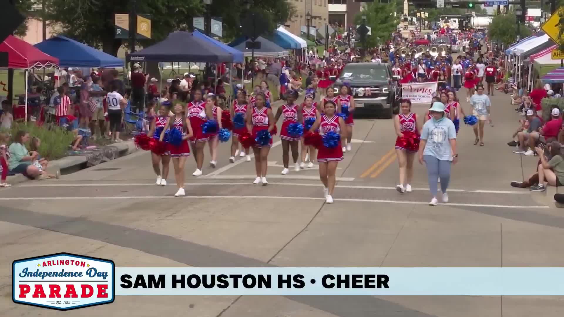 Sam Houston High School celebrates community spirit at Fourth of July parade