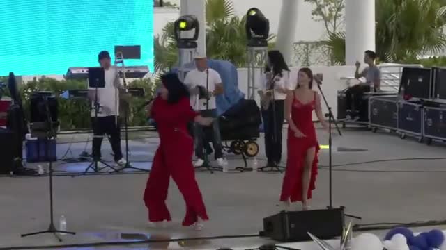 Mayor celebrates Independence Day with Miami Dade County fireworks in Doral Central Park