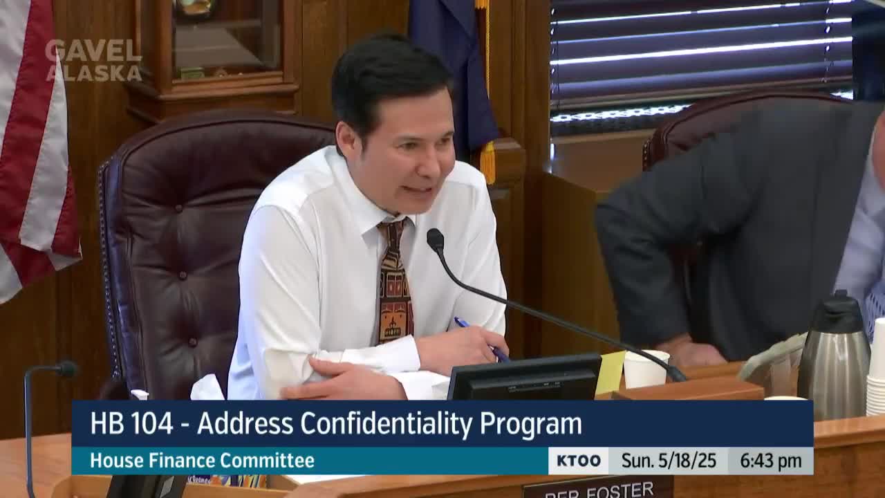 Committee questions fiscal estimate, eligibility as Alaska considers address confidentiality program