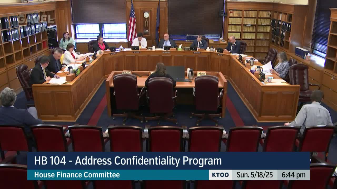 Alaska lawmakers discuss privacy protections for abuse victims and law enforcement officers