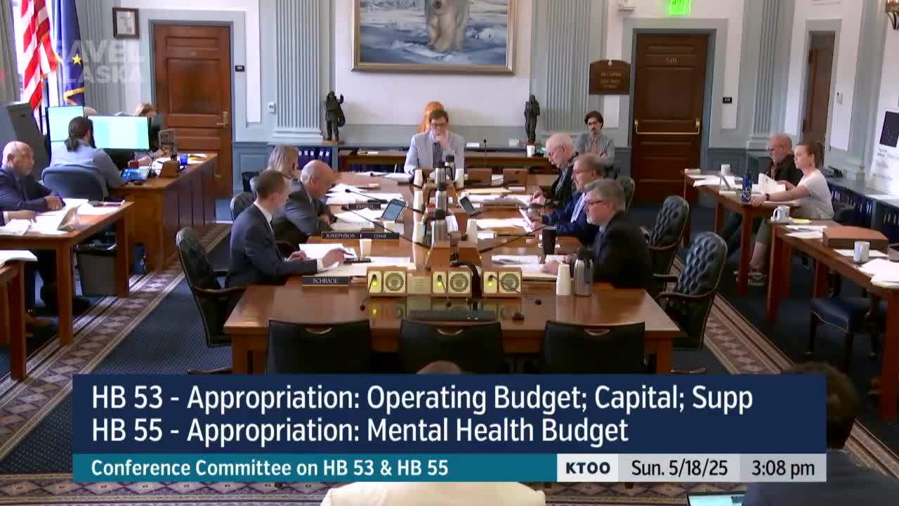 Conference committee moves vehicle‑rental and AHCC receipts to derelict‑vessel and region allocations; amendment adopted