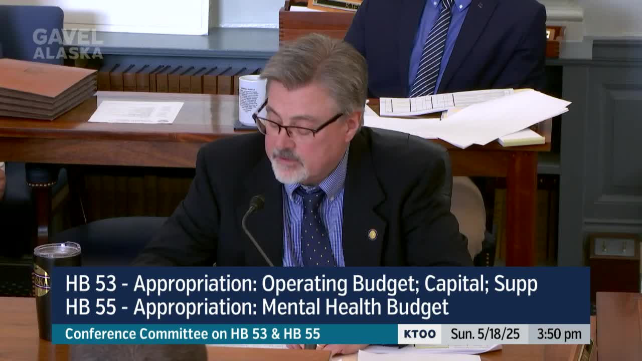 Conference Committee finalizes House Bills 53 and 55 for health appropriations