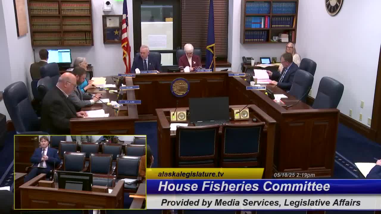 House Fisheries Committee advances bill restricting CFAB loans to limited‑entry permit collateral