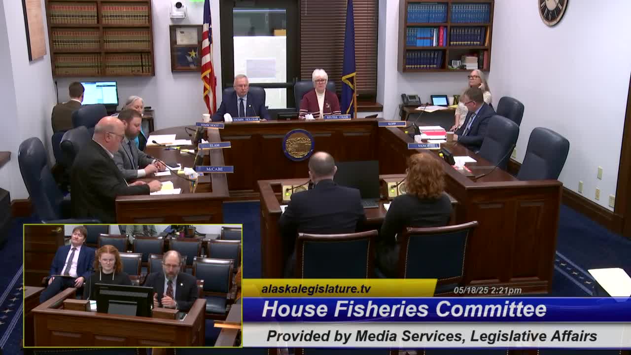 Alaska Senate committee adopts changes to fisheries loan bill SB 156