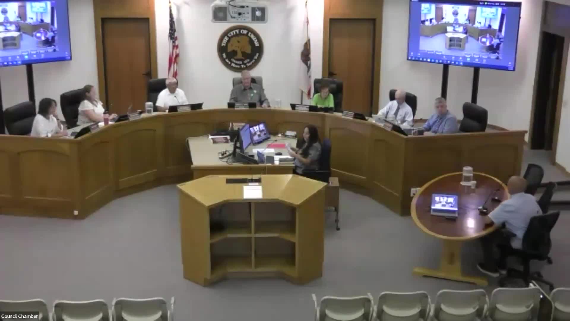 Council authorizes SAFER grant application and approves emergency contract for Western Hills water tank repair