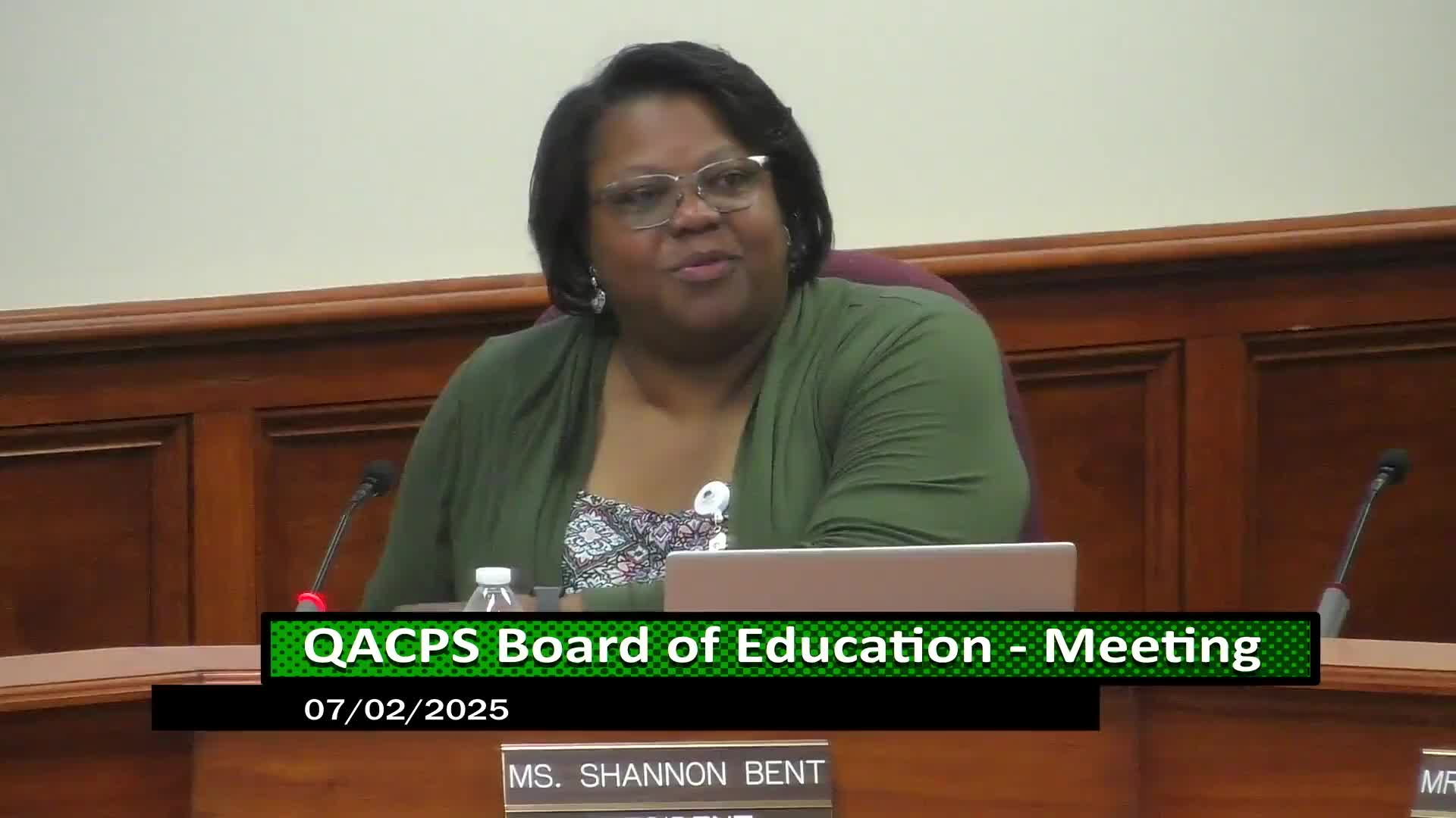 Queen Anne's County Teacher of the Year shares updates with school board