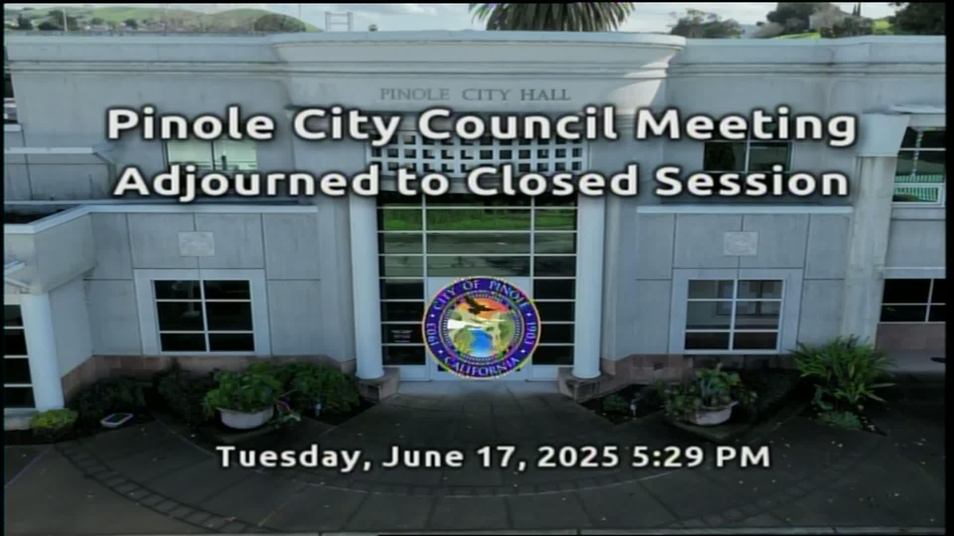 Pinole council endorses PCTV strategy, directs staff to build public performance dashboard