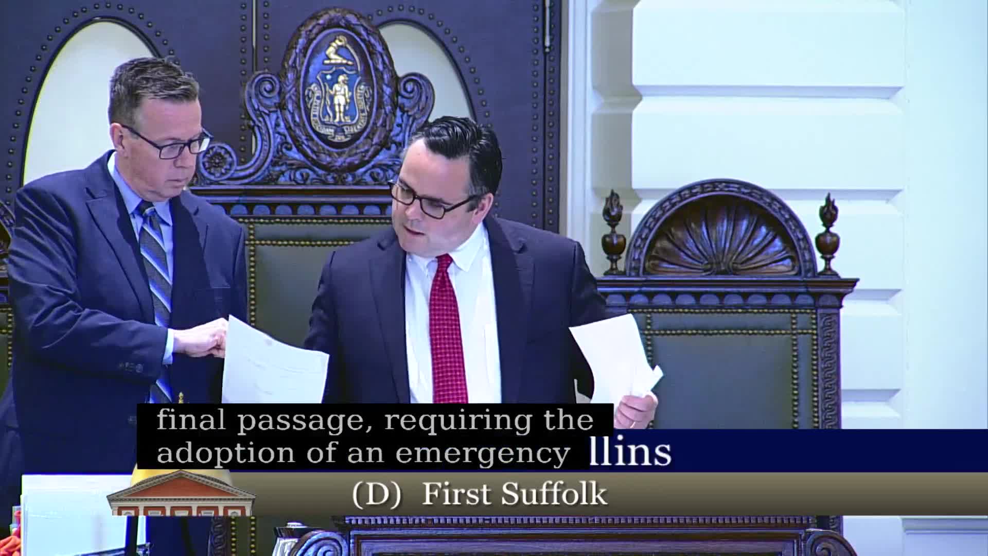 Massachusetts Senate adopts emergency preamble and advances multiple private sick‑leave bank bills