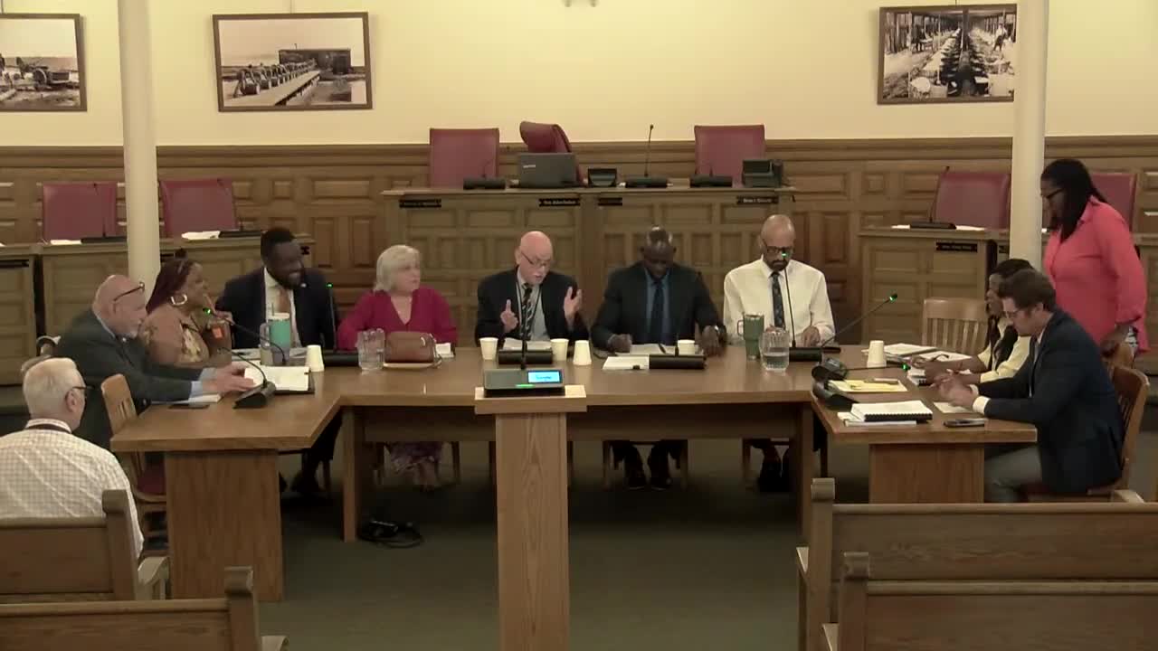 Council discusses East Fayette Street property sale amid fire station development concerns