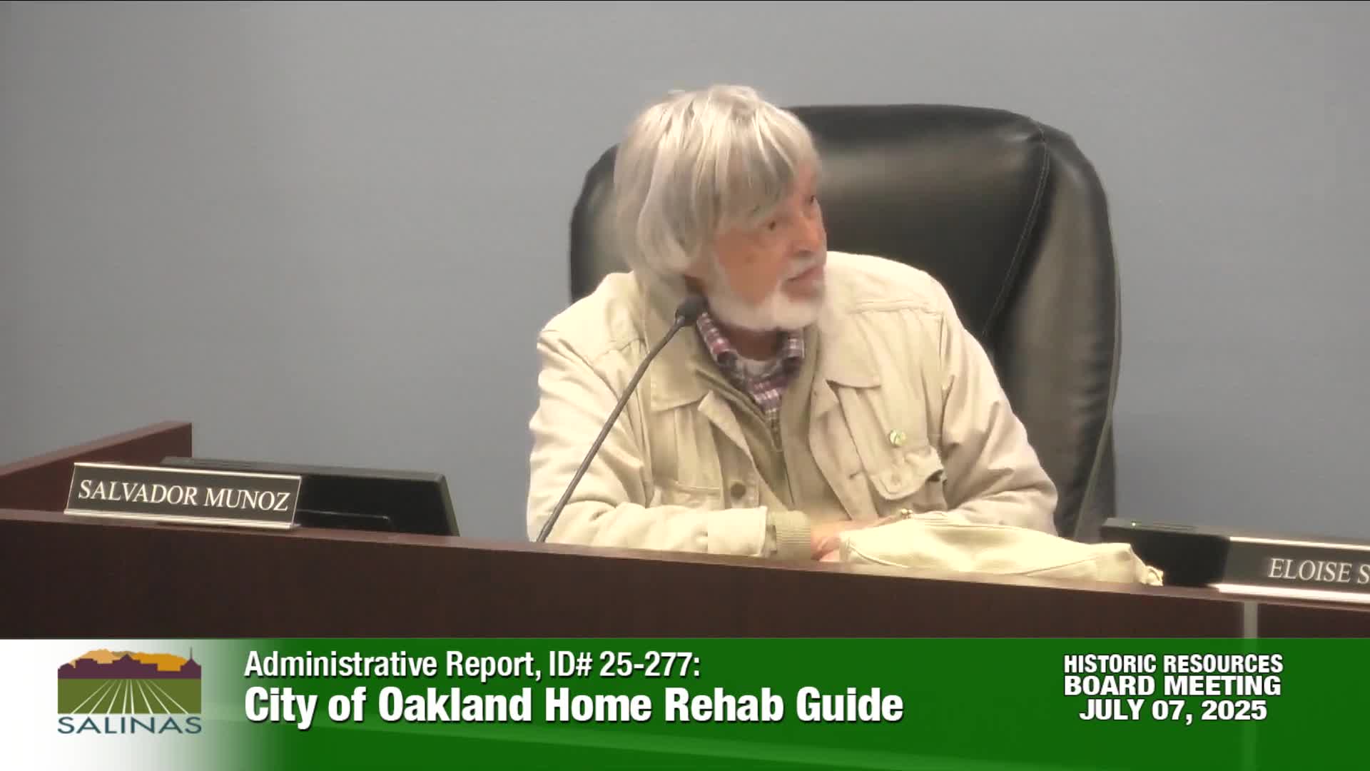 Salinas Planning Committee votes to post historic rehab guidelines on city website
