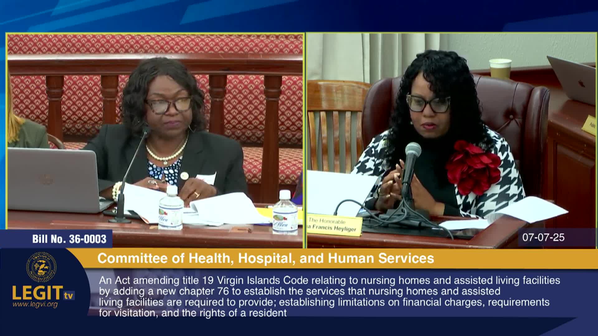Ana Velez Martinez discusses residents' and families' rights in potential new bill