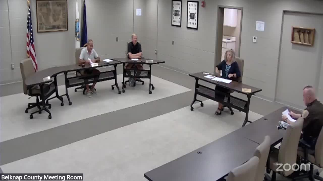 Belknap County Commissioners Authorize Sheriff's Office to Join State Radio MOU for Interoperability