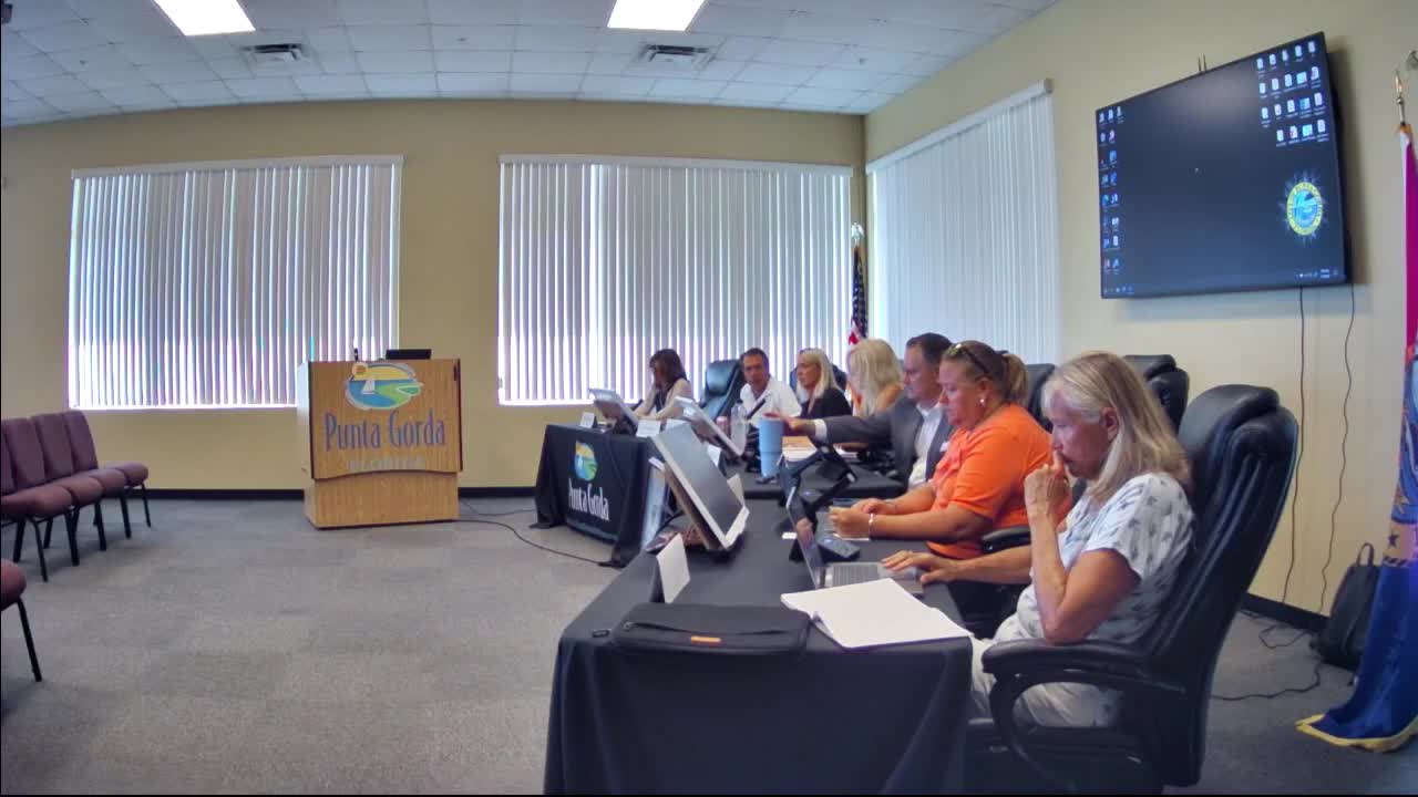 Punta Gorda agenda includes downtown stormwater contracts, SCADA sole-source and software maintenance awards