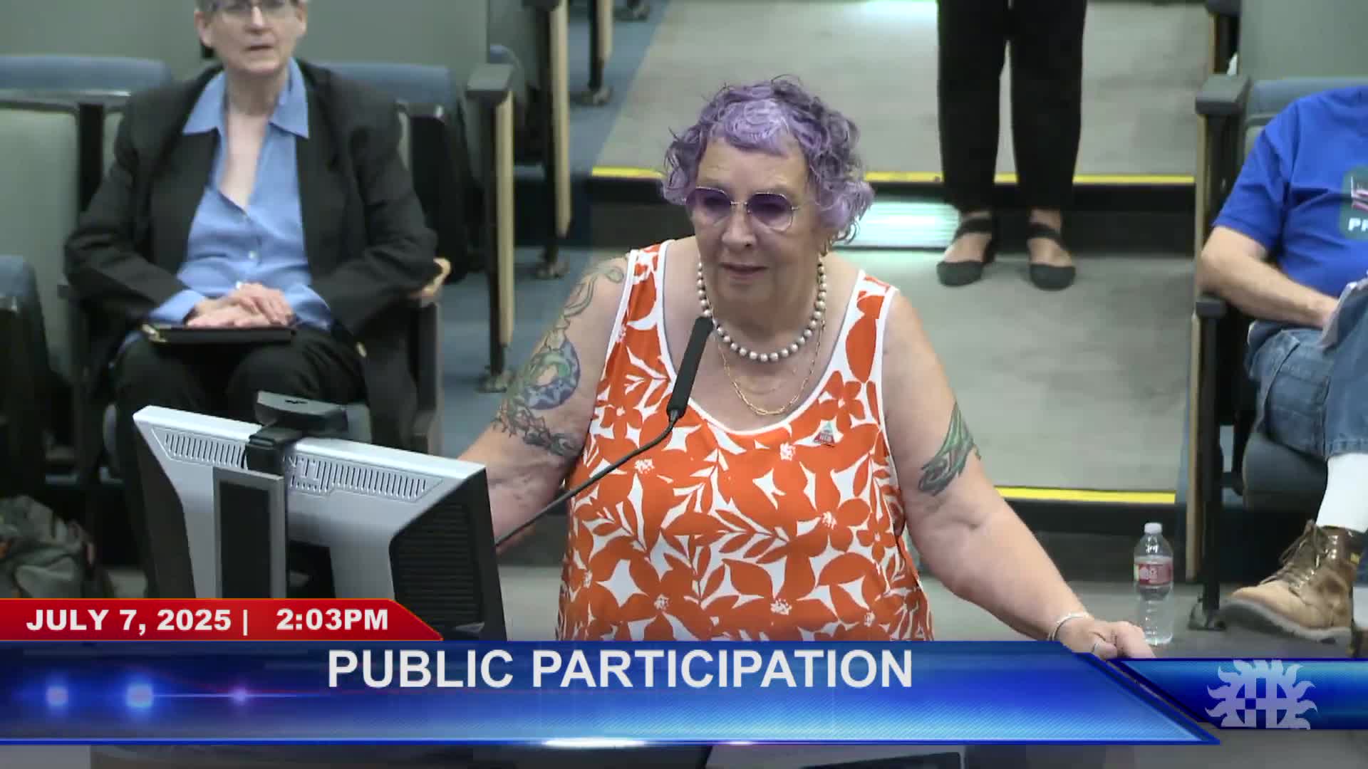 Community Elder confirms police aimed rifles at protesting crowd at library event