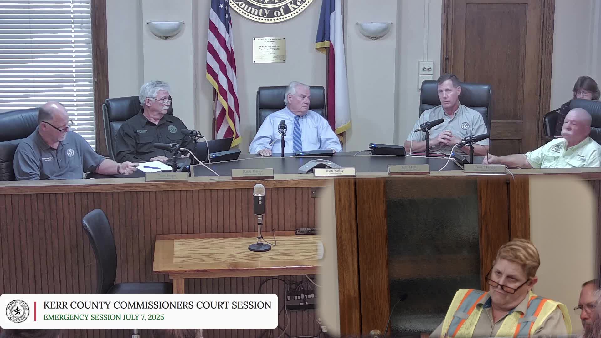 Texas emergency management assesses damages and coordinates recovery efforts in Kerr County
