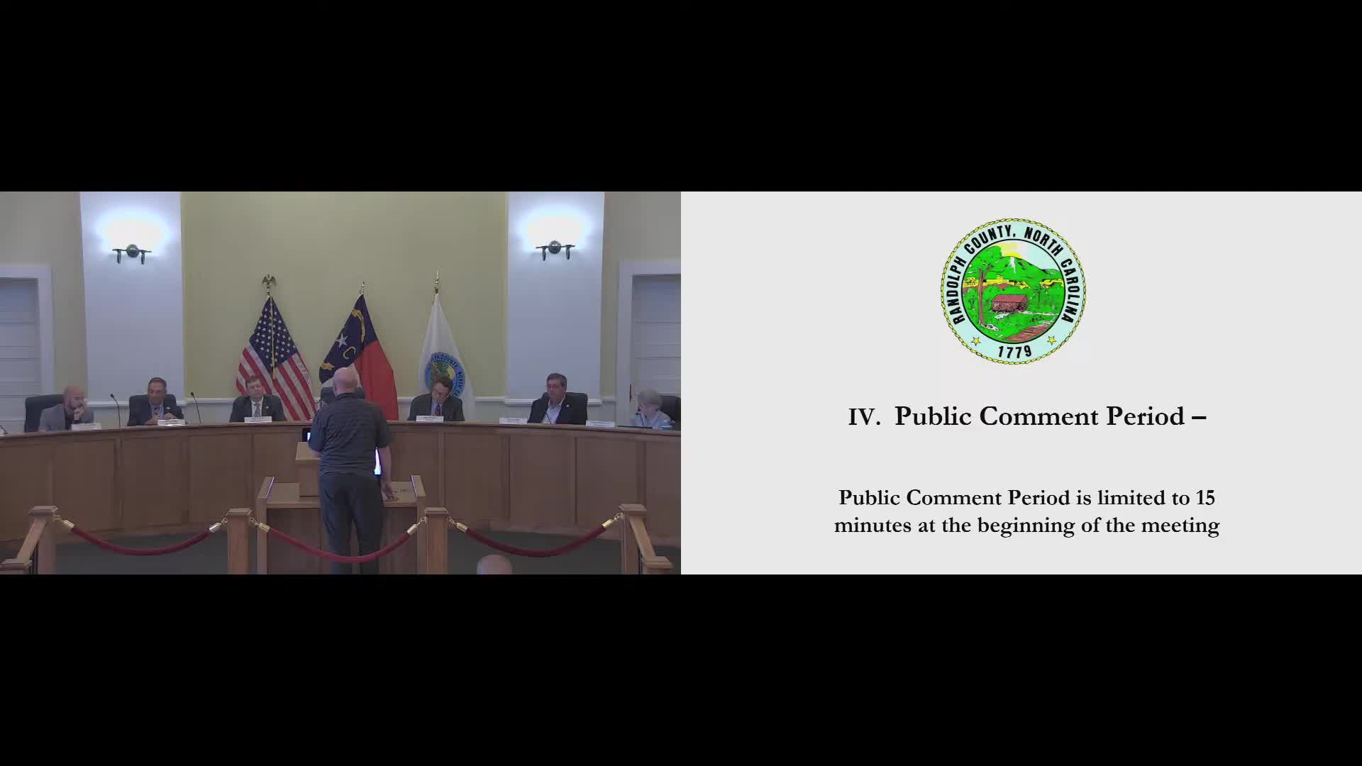 Local residents protest excessive noise and tax increase at Randolph County meeting