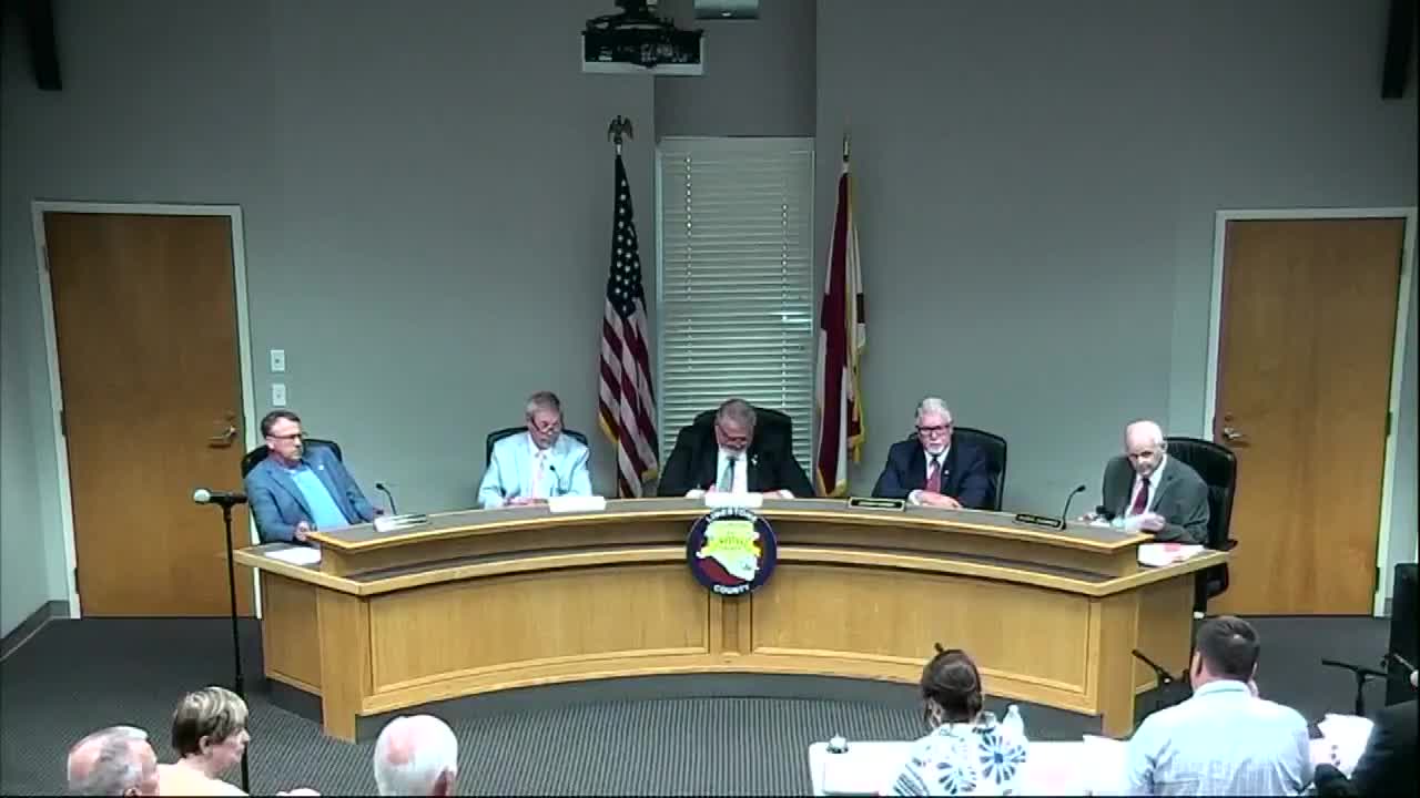 Commission hears engineer's report: plats, Bethel Road preliminary work, jail contingency revisions and trail paving update