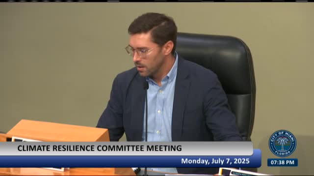 Sealer Alexander proposes underground storage solution to support Miami's park system