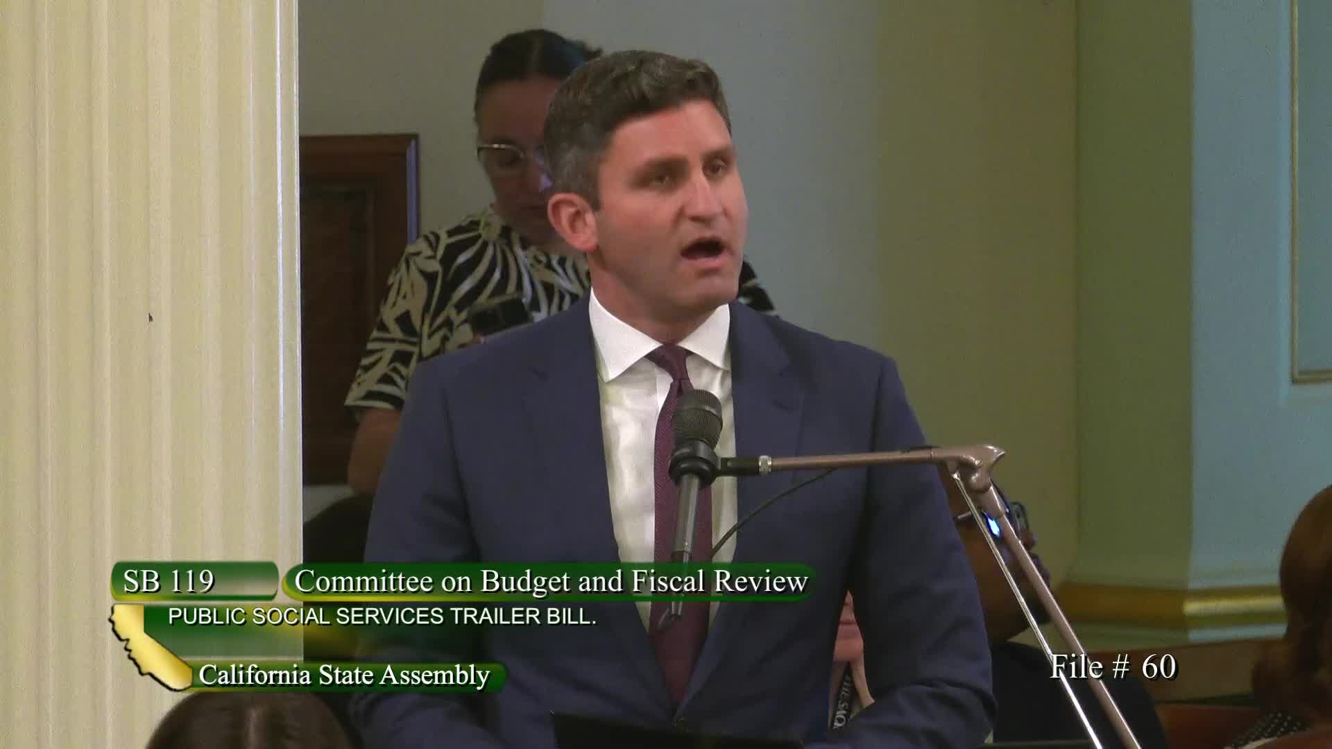 California Assembly debates SB 119 to reform welfare and social safety net programs